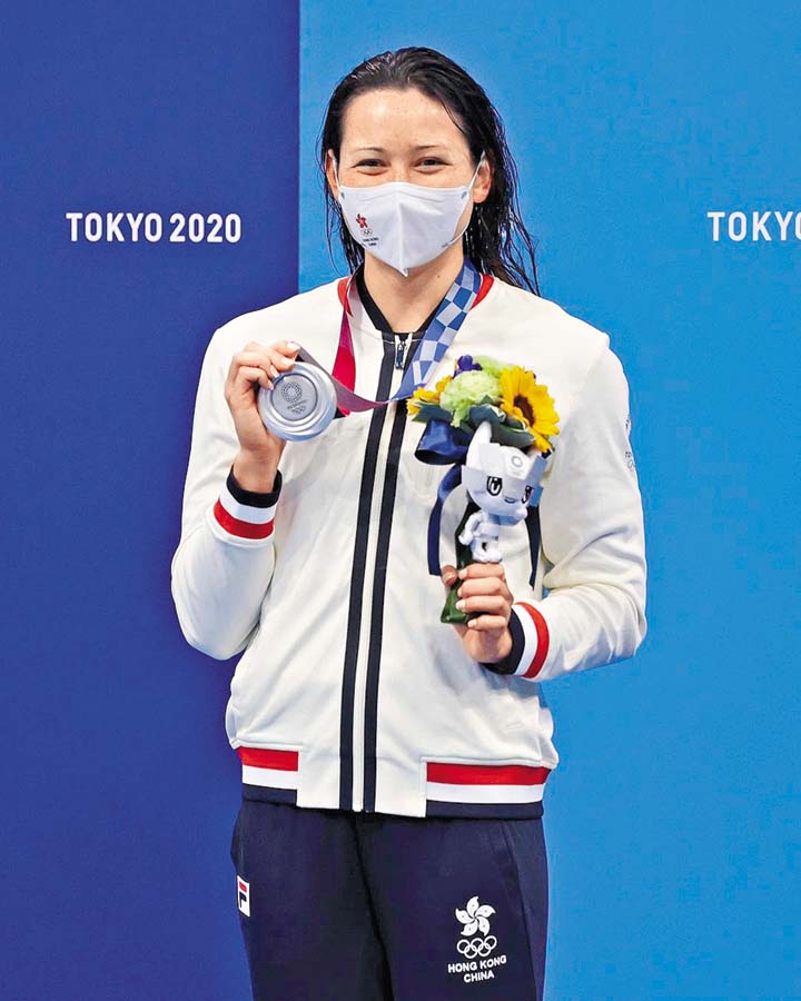 何诗蓓为香港泳坛取得首面奥运奖牌。