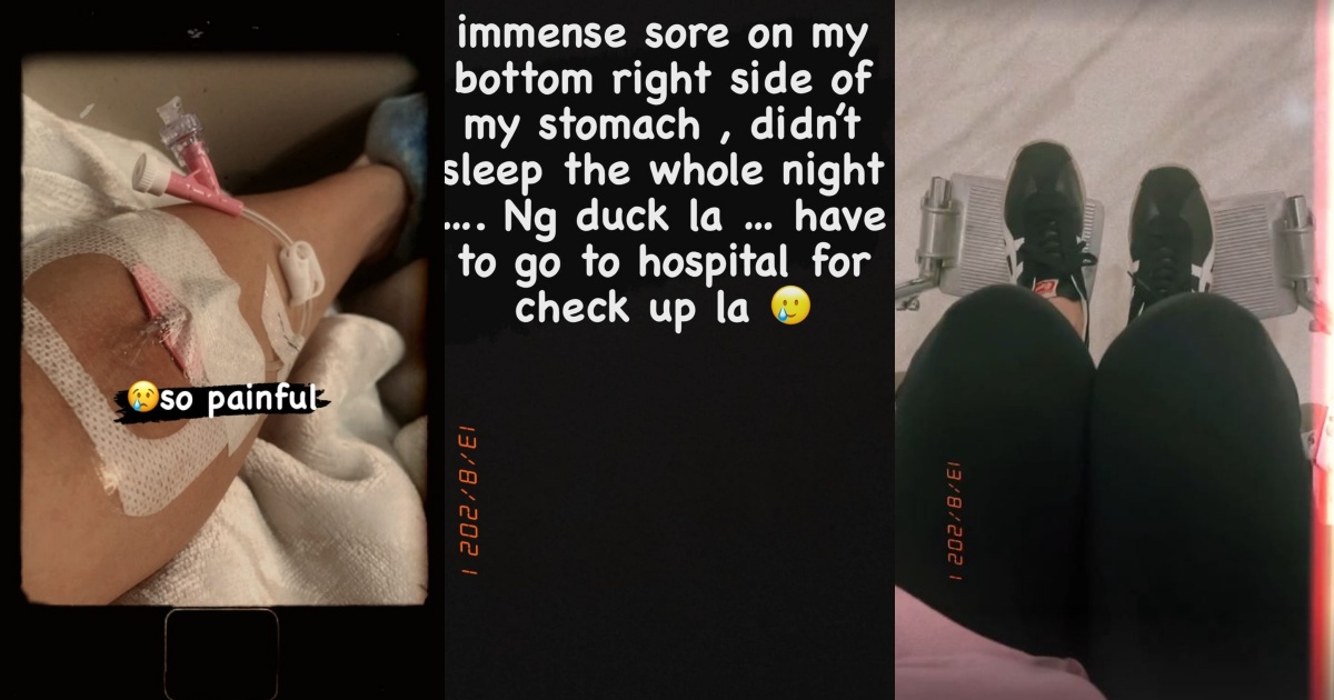 薛凯琪在IG限时动态上透露自己入院检查。